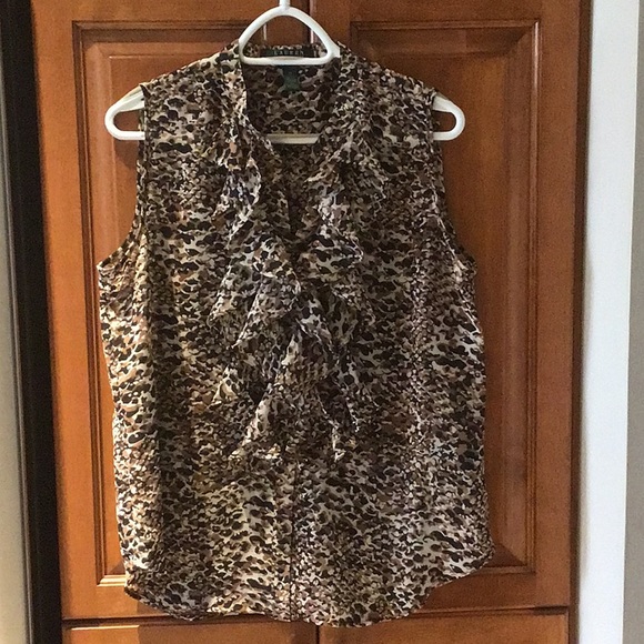 Lauren Ralph Lauren Tops - Ralph Lauren leopard print blouse